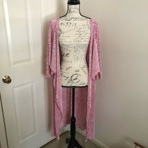 Pink leopard print LuLaRoe Shirley